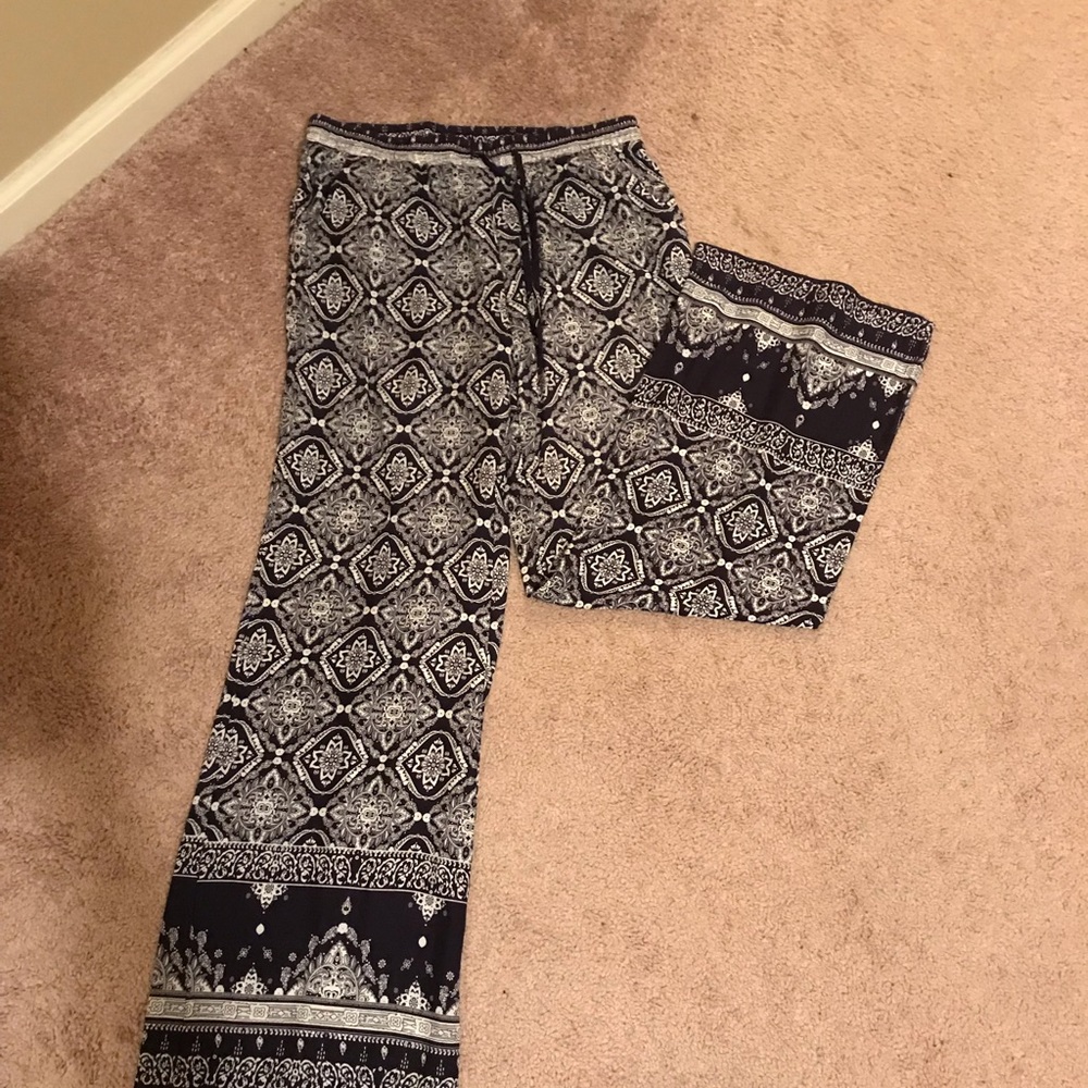 Blue and White Dressy pants